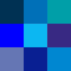 azules